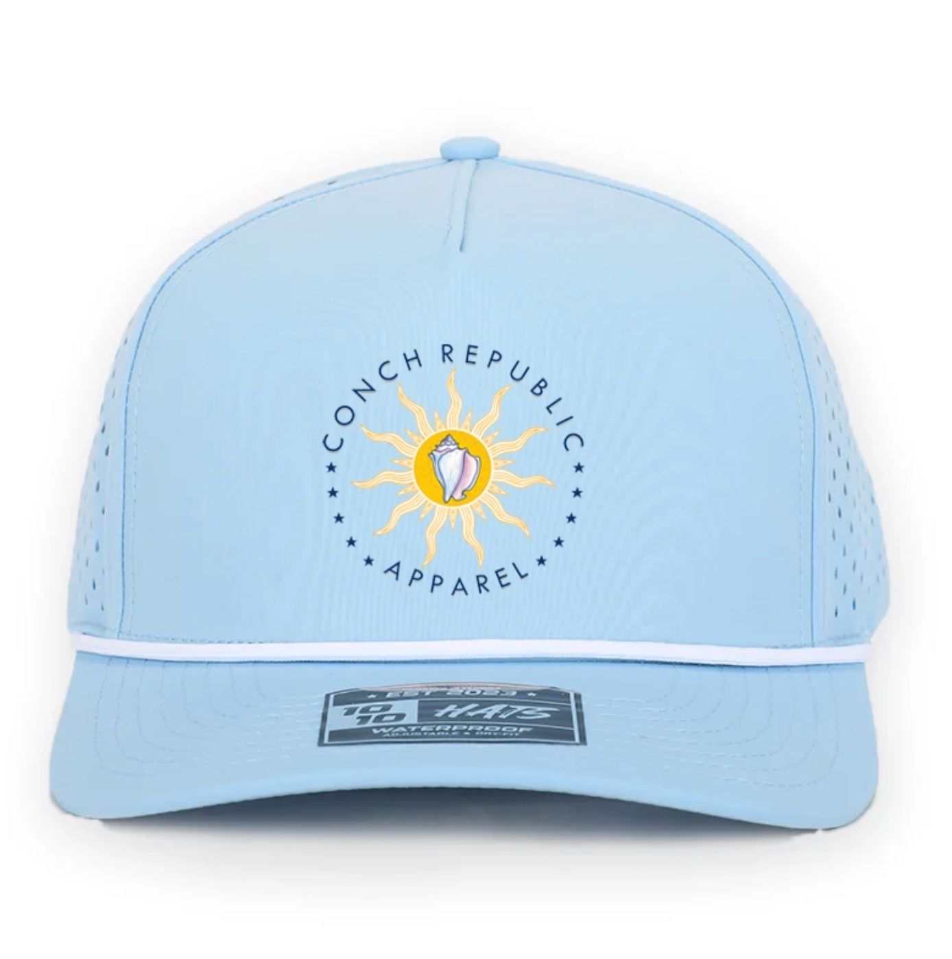 Conch Republic Hydro Hat — Conch Republic Hat Front View