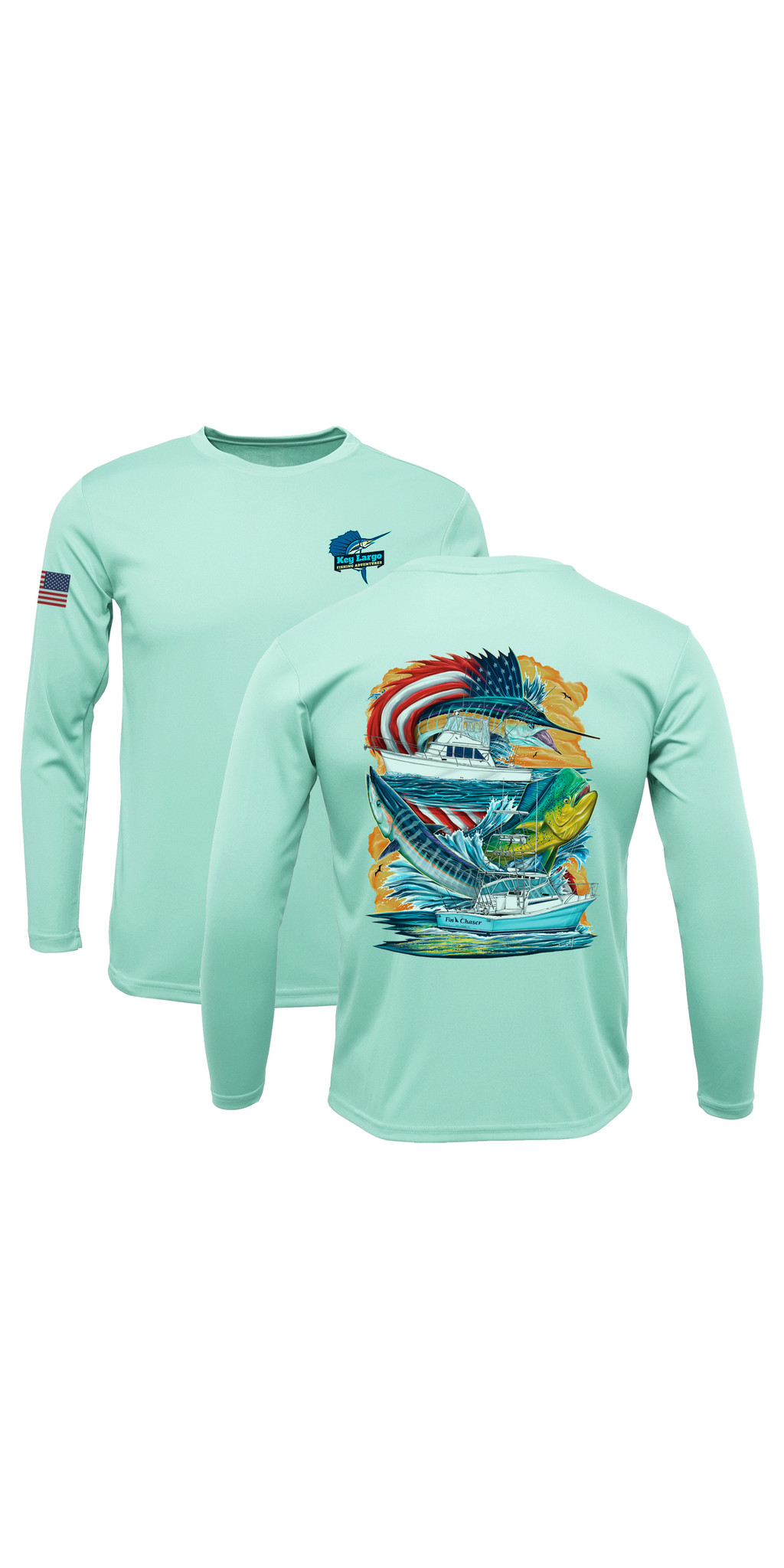 Key Largo Fishing Adventures — cra- offshore on demand- fin chaser & no fear- website visuals- seafoam