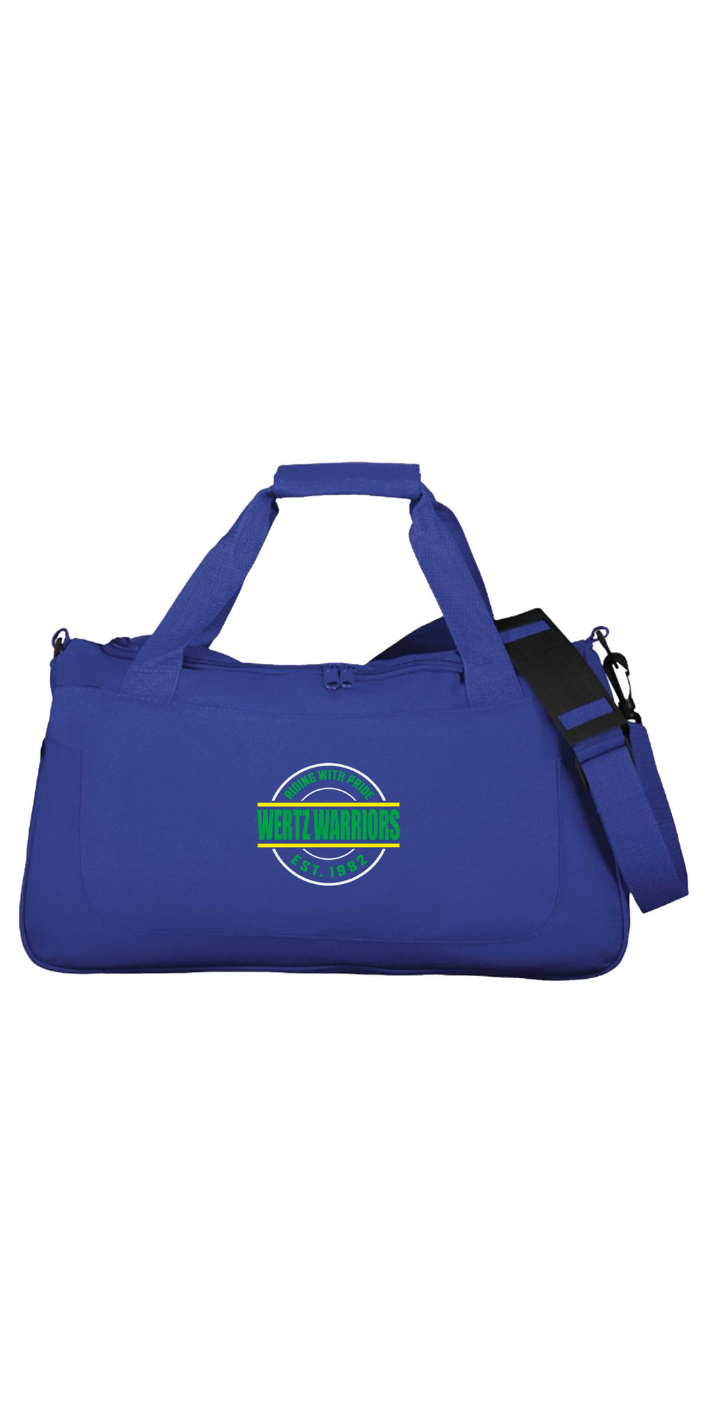 Wertz Warriors Duffle Bag — CRA- Duffel Bag- Purple- Front
