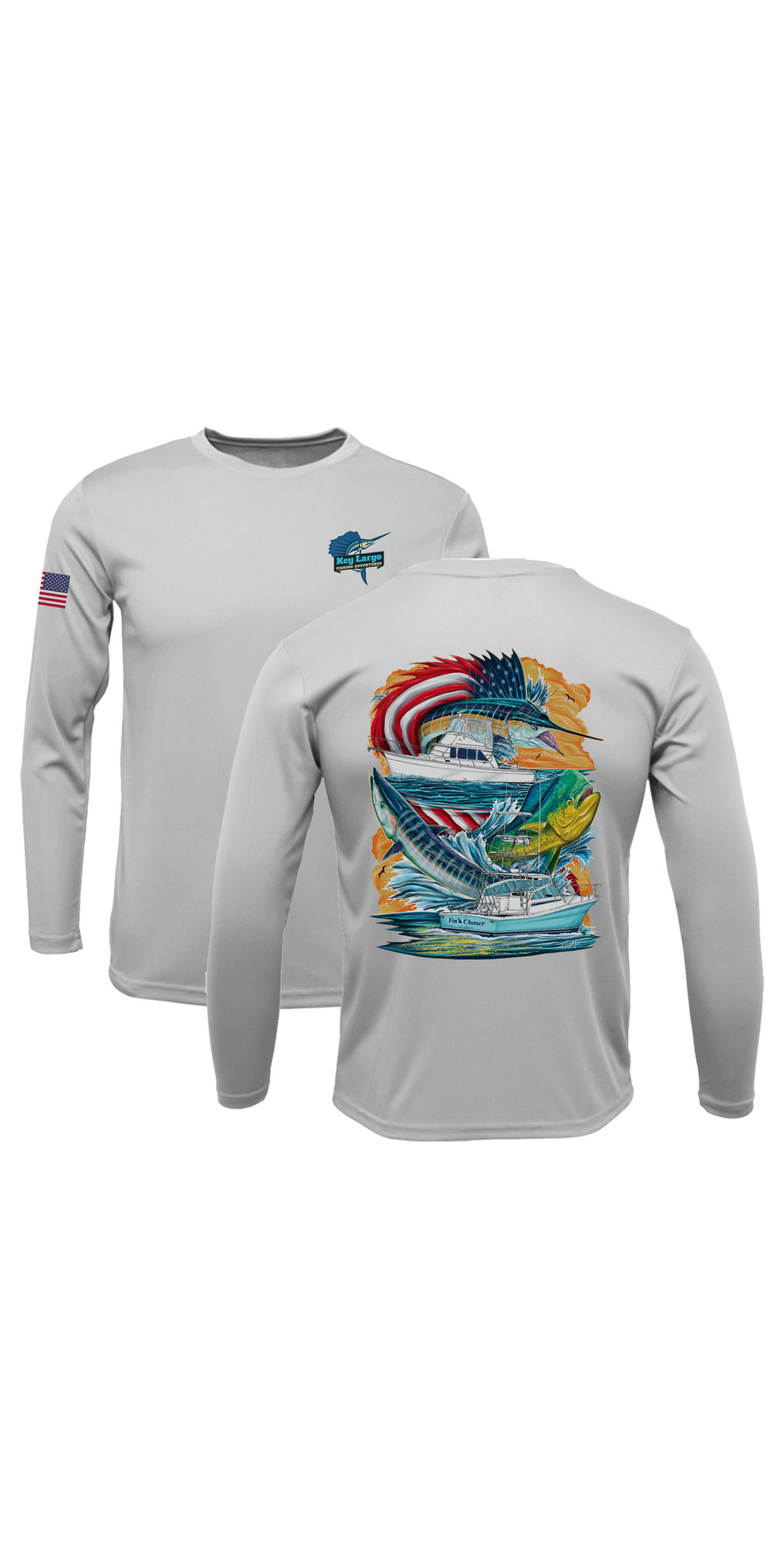 Key Largo Fishing Adventures — cra- offshore on demand- fin chaser & no fear- website visuals- silver