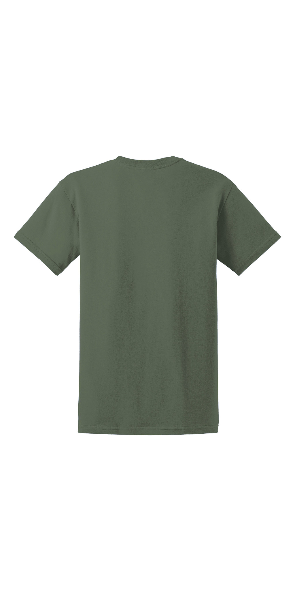 Men's Offical Wertz Warrors Cotton Tee — CRA- Short Sleeve Military Green T-Shirt- Back
