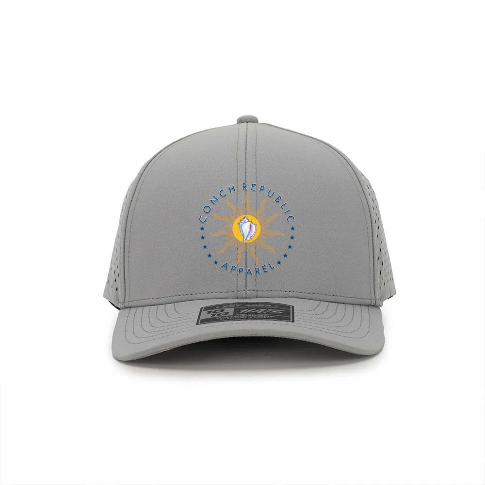 Conch Republic Hydro Hat — 1010 6 Panel Gray